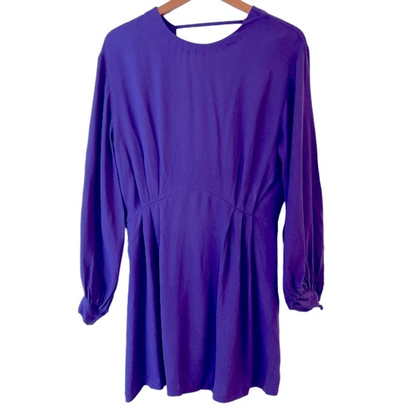 IRO Broken V-Neck Dress. - Picture 3 of 8